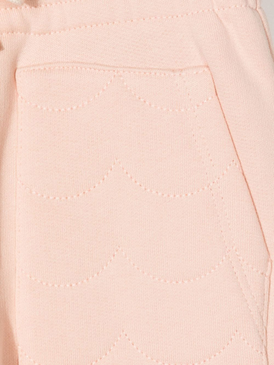 Shop Chloé Drawstring-waist Trackpants In Pink