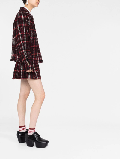 Marni Reversible Wool Blend Bomber Jacket In Red