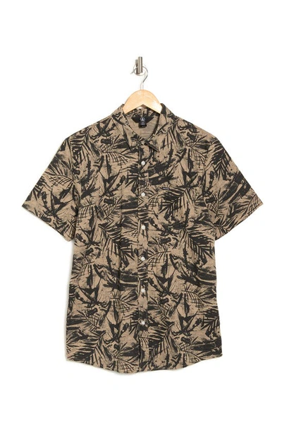Shop Volcom Warbler Printed Regular Fit Shirt In Bfp