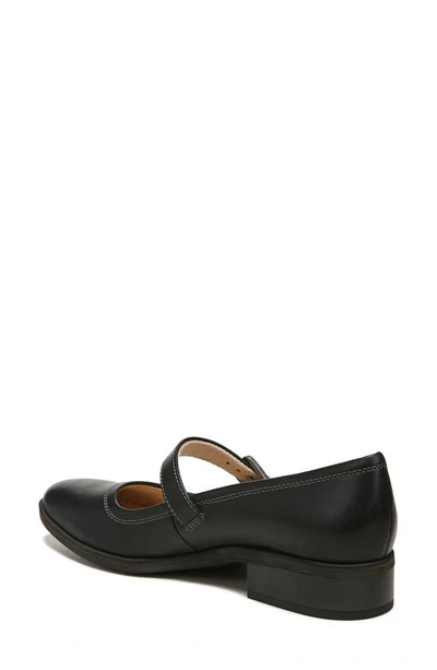 Natural Soul Ramona Mary-jane Pump In Black Smooth