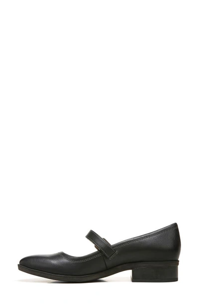 Shop Natural Soul Ramona Mary-jane Pump In Black Smooth