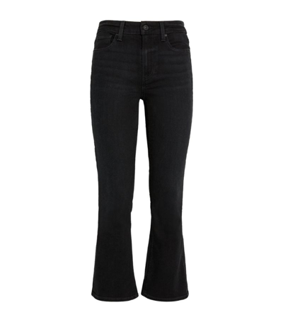 Shop Paige Colette High-rise Bootcut Jeans In Black