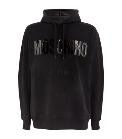 Shop Moschino Couture Hoodie In Black