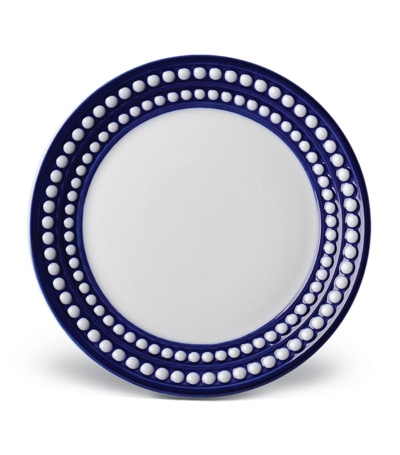 Shop L'objet Perlée Side Plate (17cm) In Blue