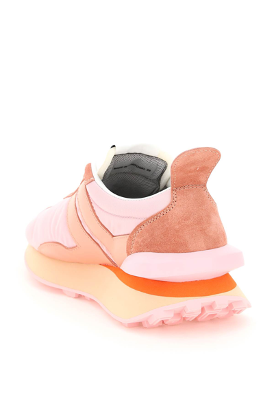 Shop Lanvin Bumper Sneakers In Light Pink Light Pink (orange)