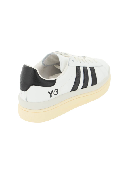 Shop Y-3 Hicho Sneakers In Corewhite Black Orbitgrey (white)