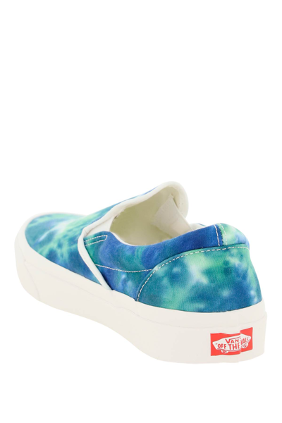 Shop Vans Anaheim Factory Slip-on Sneakers In Polkadots Blac (blue)