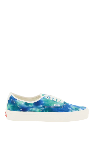 Shop Vans Anaheim Factory Authentic Sneakers In Polkadots Blac (blue)