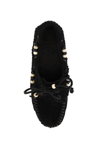 Shop Alanui X Sebago Dockside Loafers In Embassy Black (black)