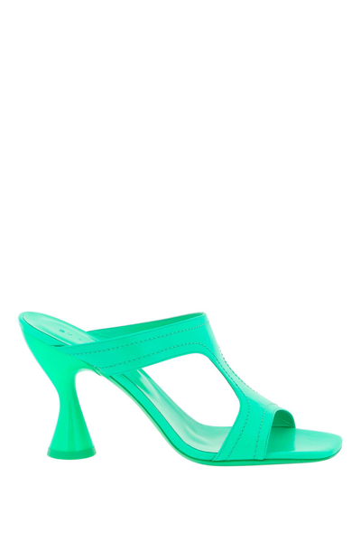 Shop By Far Tanya Mules In Super Green (green)