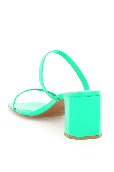 Shop By Far Tanya Mules In Super Green (green)