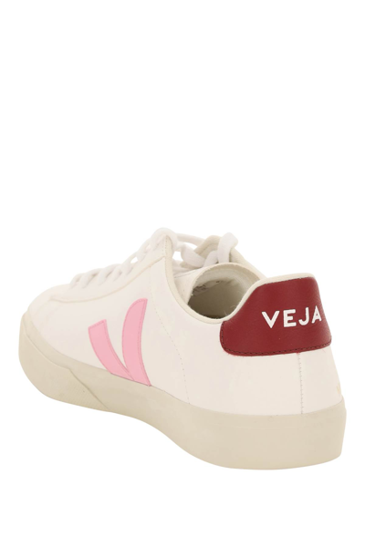 Veja Campo Chromefree Leather Sneakers In White | ModeSens