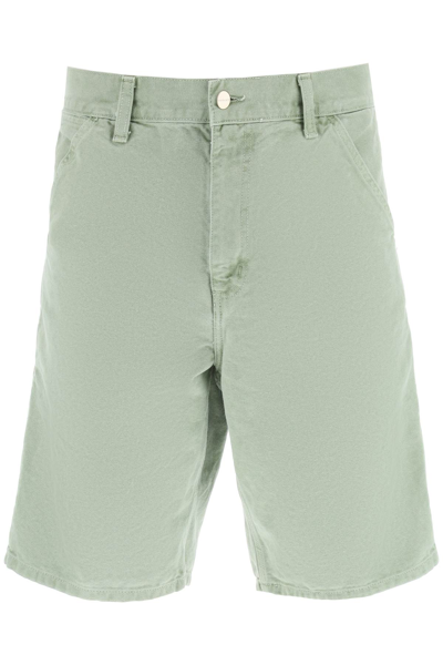 Shop Carhartt Single Knee Bermuda Shorts In Pale Spearmint (fuchsia)