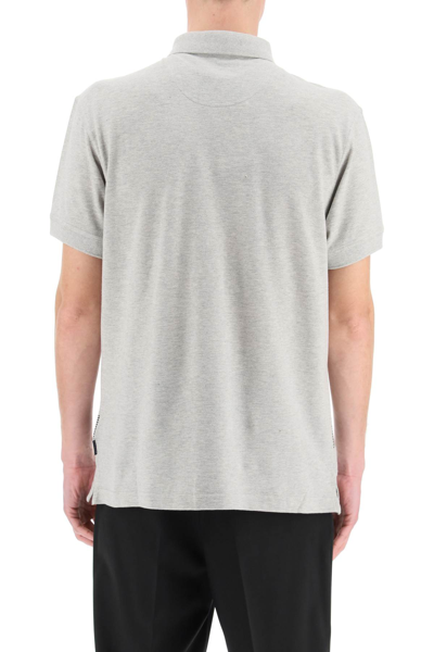 Shop Barbour Blaine Polo Shirt In Grey Marl (grey)