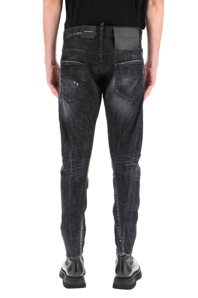 Dsquared2 Faded Black Wash Sexy Twist Jeans | ModeSens