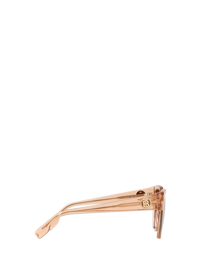 Shop Burberry Eyewear Be4345 Peach Sunglasses