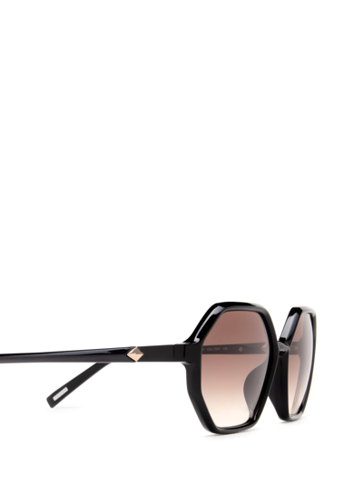 Shop Police Splf37 Black Sunglasses