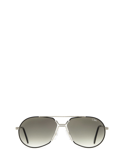 Shop Cazal 968 Black - Silver Sunglasses