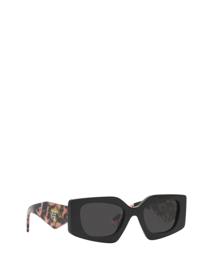 Shop Prada Pr 15ys Black Sunglasses