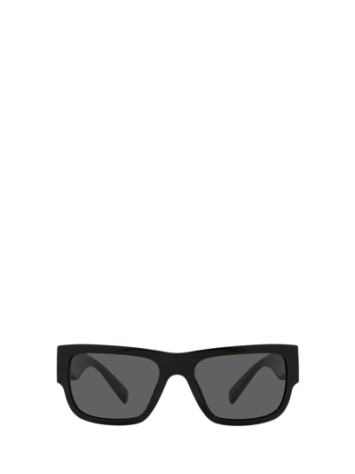 Shop Versace Ve4406 Black Sunglasses