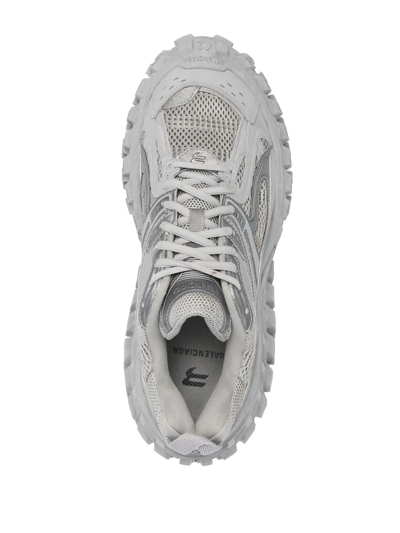 Shop Balenciaga Bouncer Chunky-sole Sneakers In Grey