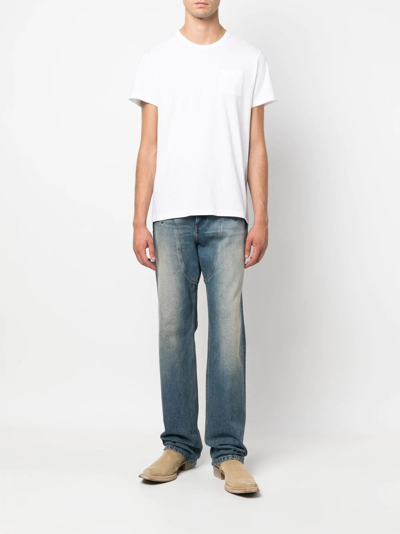 Rrl Two-pack Off-white Jersey Pocket T-shirts In Weiss