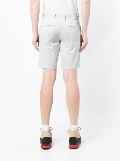 Shop Hugo Boss Schino Slim-fit Shorts In Blue