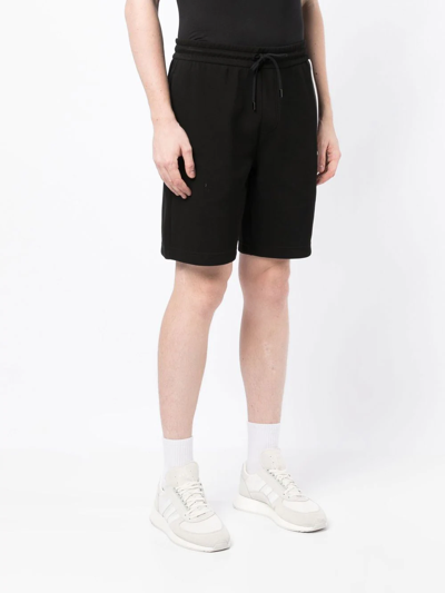 Shop Hugo Boss Lamson 94 Track Shorts In Black