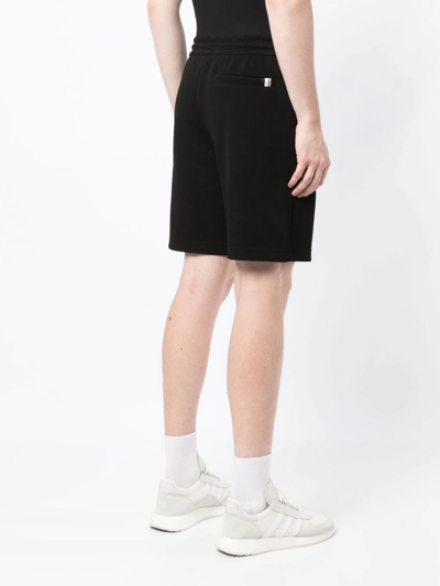 Shop Hugo Boss Lamson 94 Track Shorts In Black