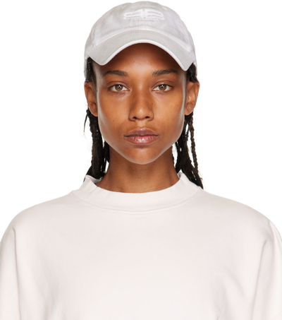 Balenciaga Off-white Bb Paris Icon Cap In White Cotton | ModeSens