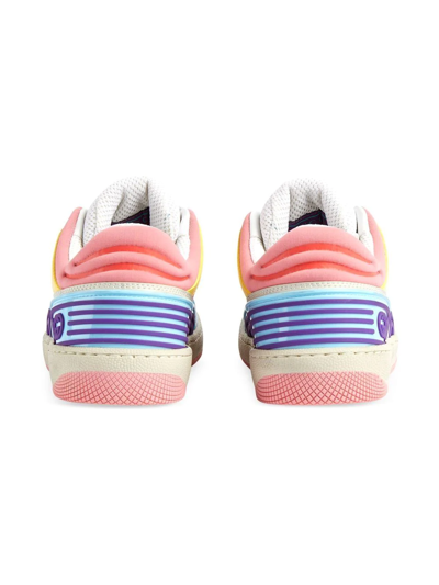 Gucci Kids' Logo Patch Basket Sneaker In Bianco | ModeSens