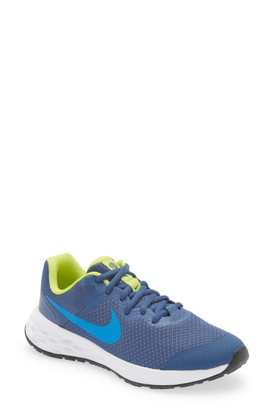 Shop Nike Revolution 6 Sneaker In Mystic Navy/ Blue/ Green