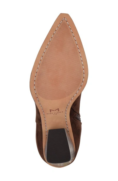 Shop Marc Fisher Ltd Okun Faux Leather Tall Boot In Dark Brown