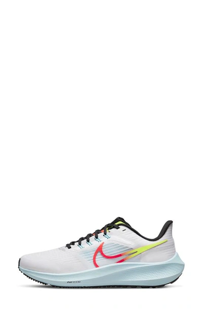 Shop Nike Air Zoom Pegasus 39 Running Shoe In White / Black/ Glacier Blue