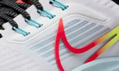 Shop Nike Air Zoom Pegasus 39 Running Shoe In White / Black/ Glacier Blue