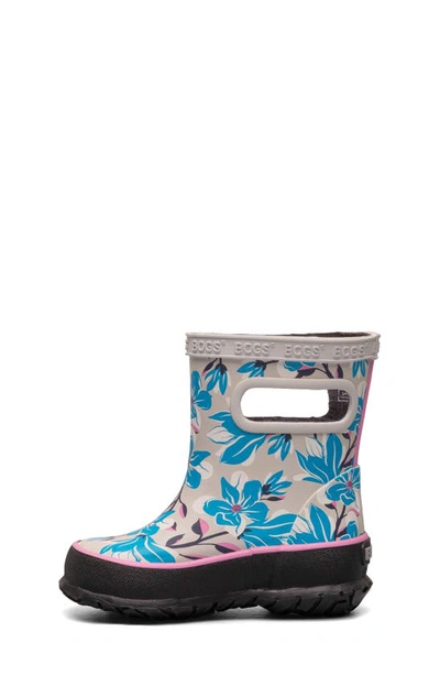 Bogs Skipper Magnolia Waterproof Rain Boot In Oyster