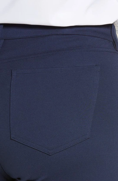 Nydj Marilyn Straight Ponte Knit Pants In Evening Tide