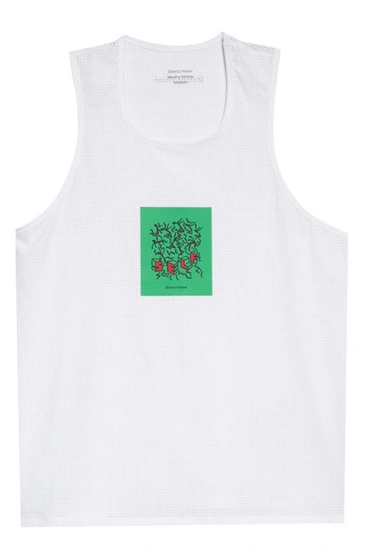 Shop District Vision Peace-tech Graphic Tank In White