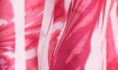 Shop Collina Strada Printed Wide Leg Cargo Pants In Hot Pink Butterflies