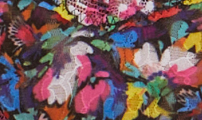 Shop Hanky Panky Print Lace Original Rise Thong In Confetti Flora