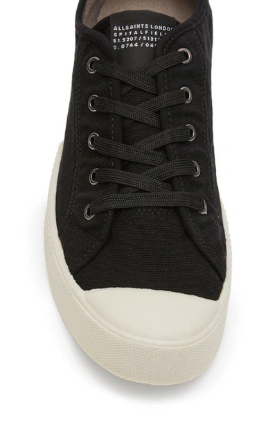 Shop Allsaints Mem Low Top Sneaker In Black