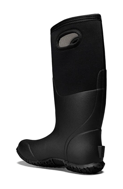 Bogs Mesa Insulated Waterproof Rain Boot In Black