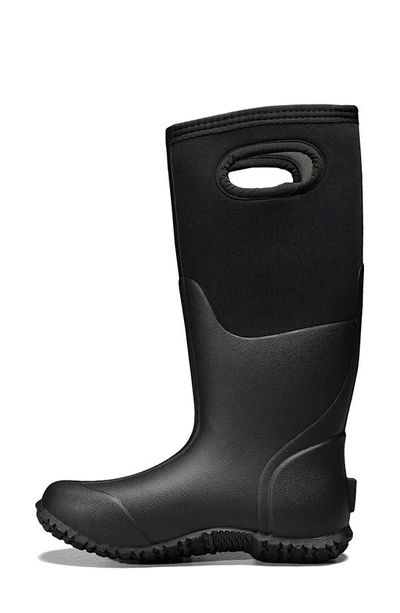 Bogs Mesa Insulated Waterproof Rain Boot In Black