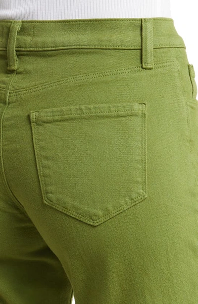 Shop L Agence Sada Ankle Slim Jeans In Cactus Green