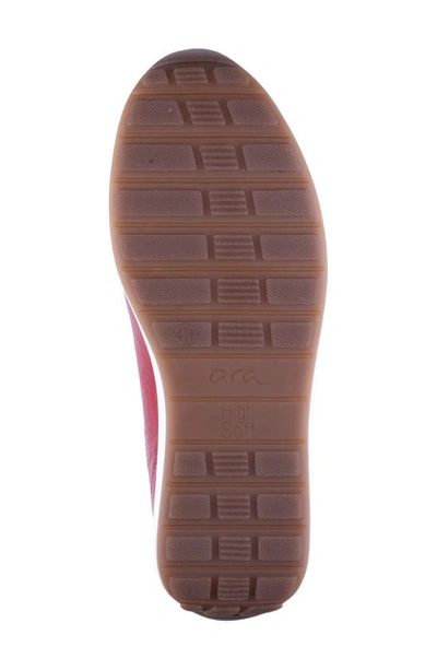 Ara Ollie Lace-up Sneaker In Red