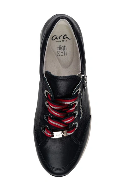 Ara Ollie Lace-up Sneaker In Navy