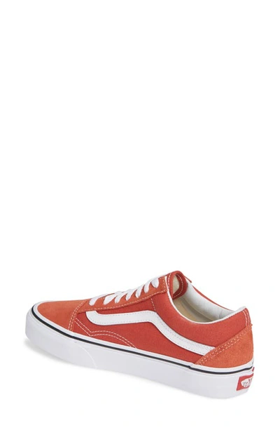 Vans Old Skool Low Top Sneaker In Red,white | ModeSens