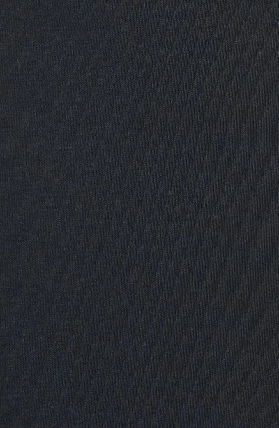 Shop Hugo Boss Headlo Stripe Cotton Blend Shorts In Dark Blue