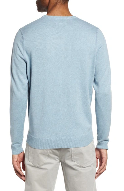 Shop Treasure & Bond Cotton & Cashmere Crew Sweater In Blue Smoke