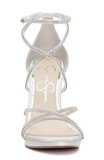 Shop Jessica Simpson Jaeya Ankle Strap Sandal In White